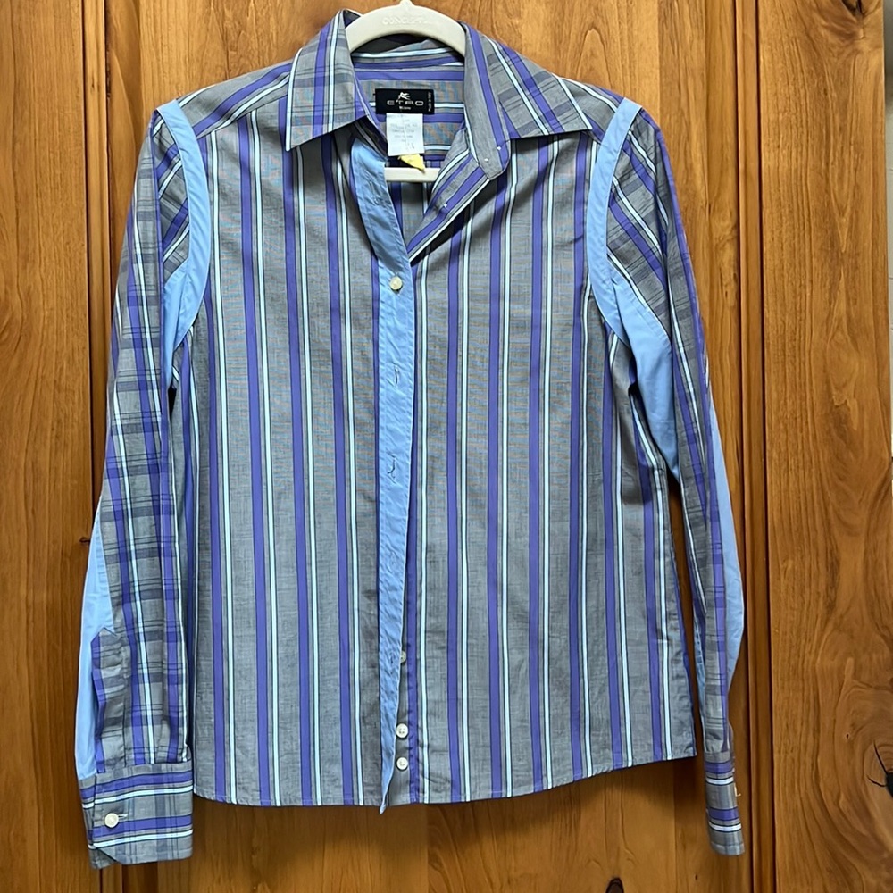 ETRO Milano Business Button Up Shirt size 6/42